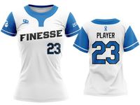 Custom Women's Crew Jersey - 2027 White