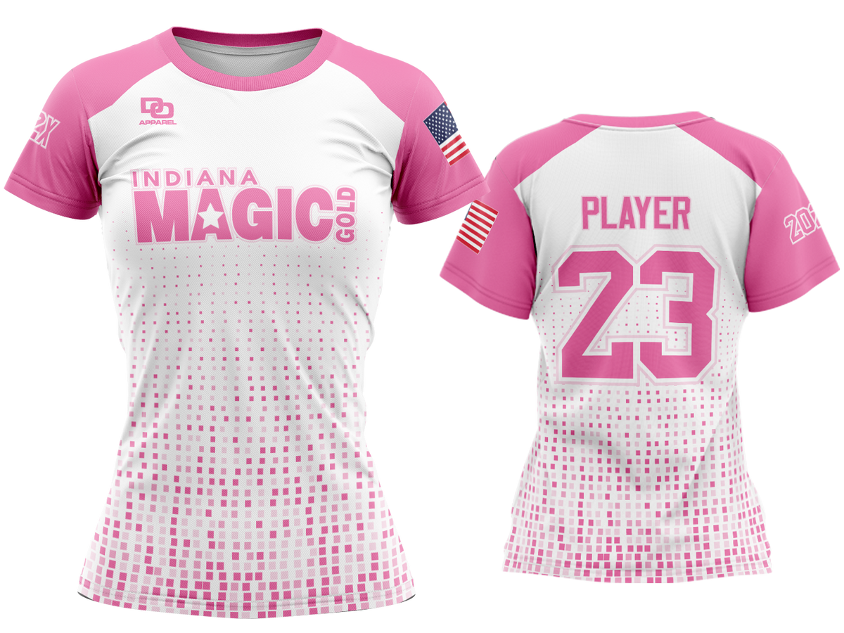 Custom Womens Crew Jersey - BCA Squares