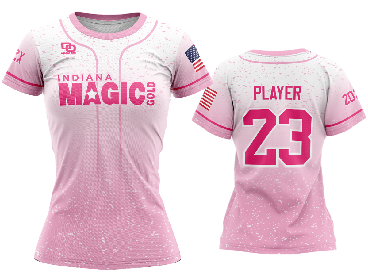 Custom Womens Crew Jersey - BCA Fade Splatter