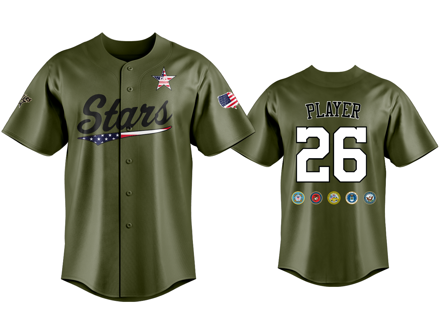 Custom Button Up Jersey - STS