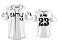 Custom Button Up Jersey - Boston White