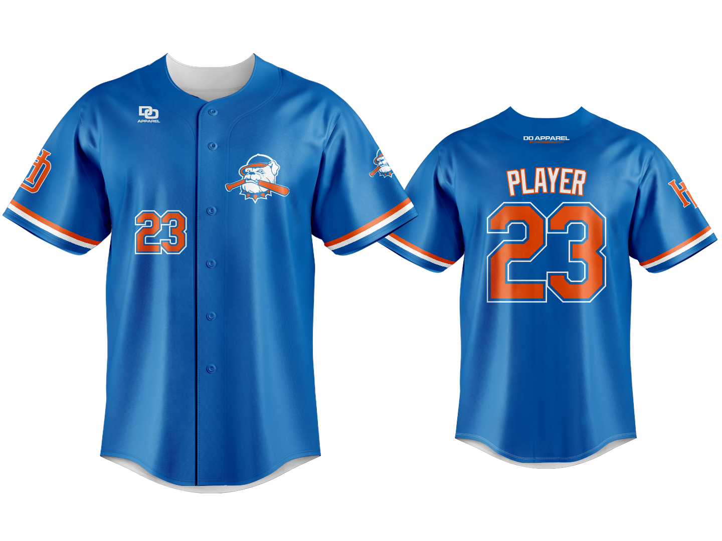 Custom Button Up Jersey - 2027 Royal