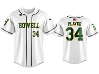 Custom Button Up Jersey - White