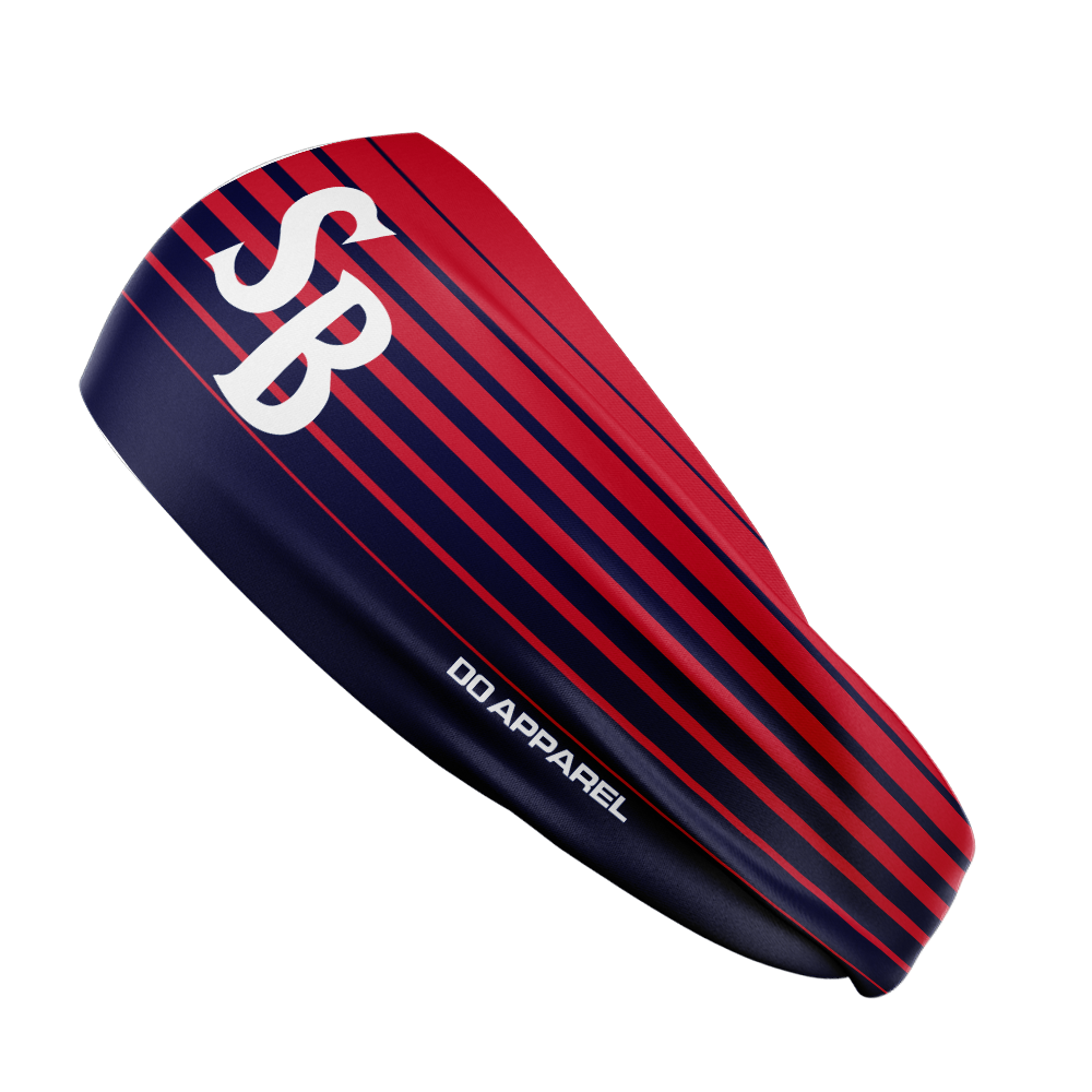 Custom Headband - Xmas Striped