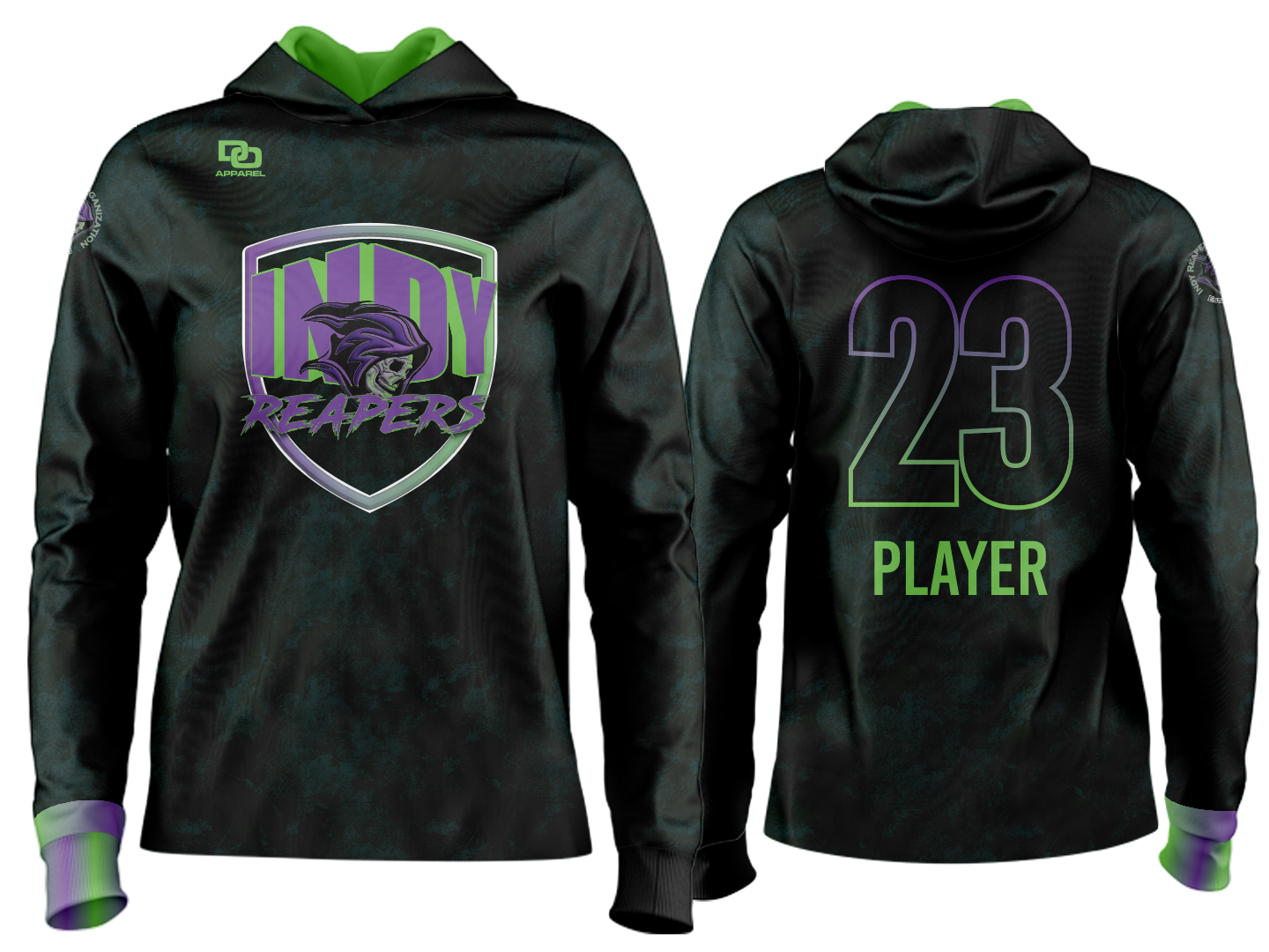 Custom Team Hoodie - Black