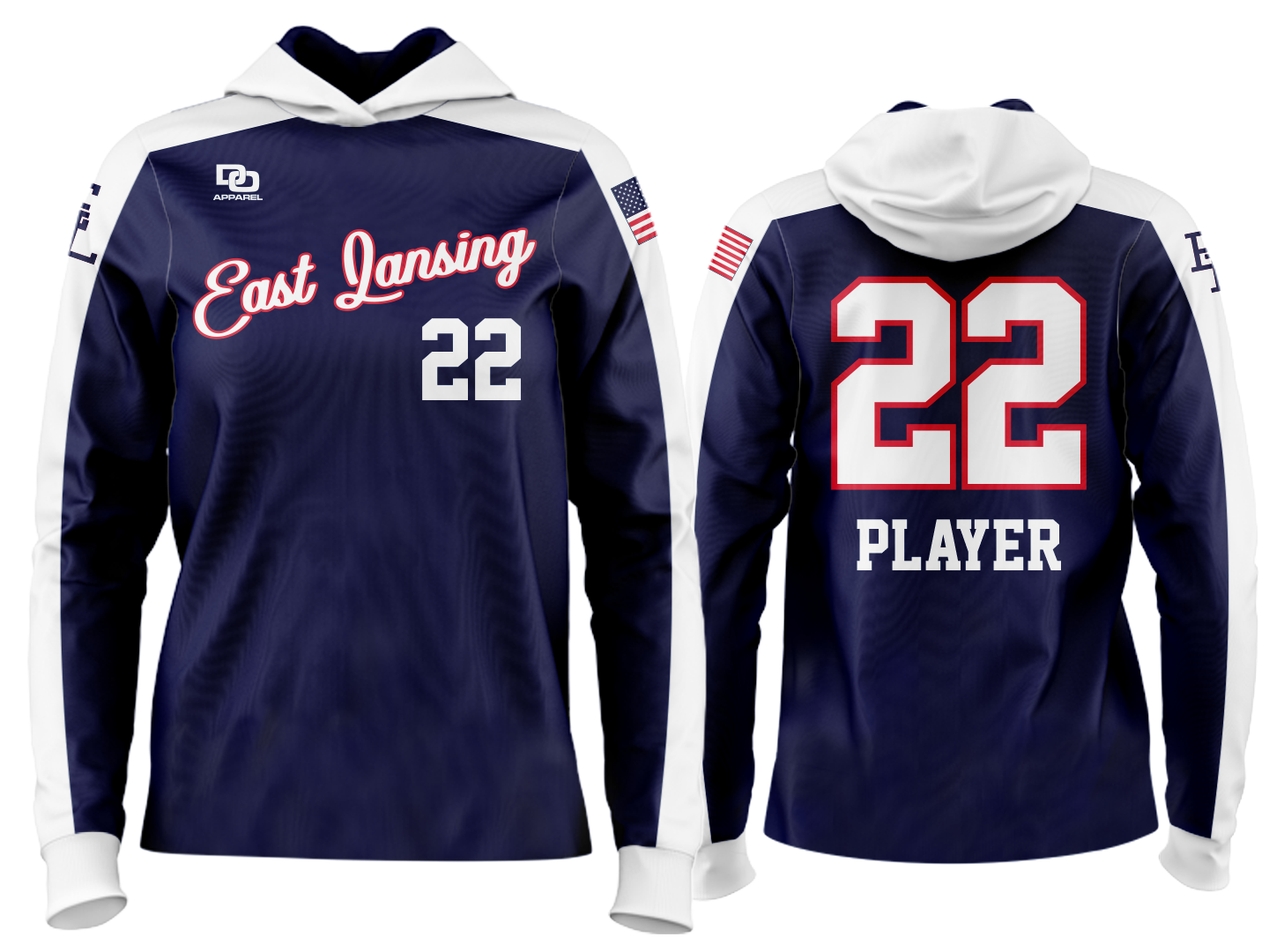 Custom Team Hoodie - Navy