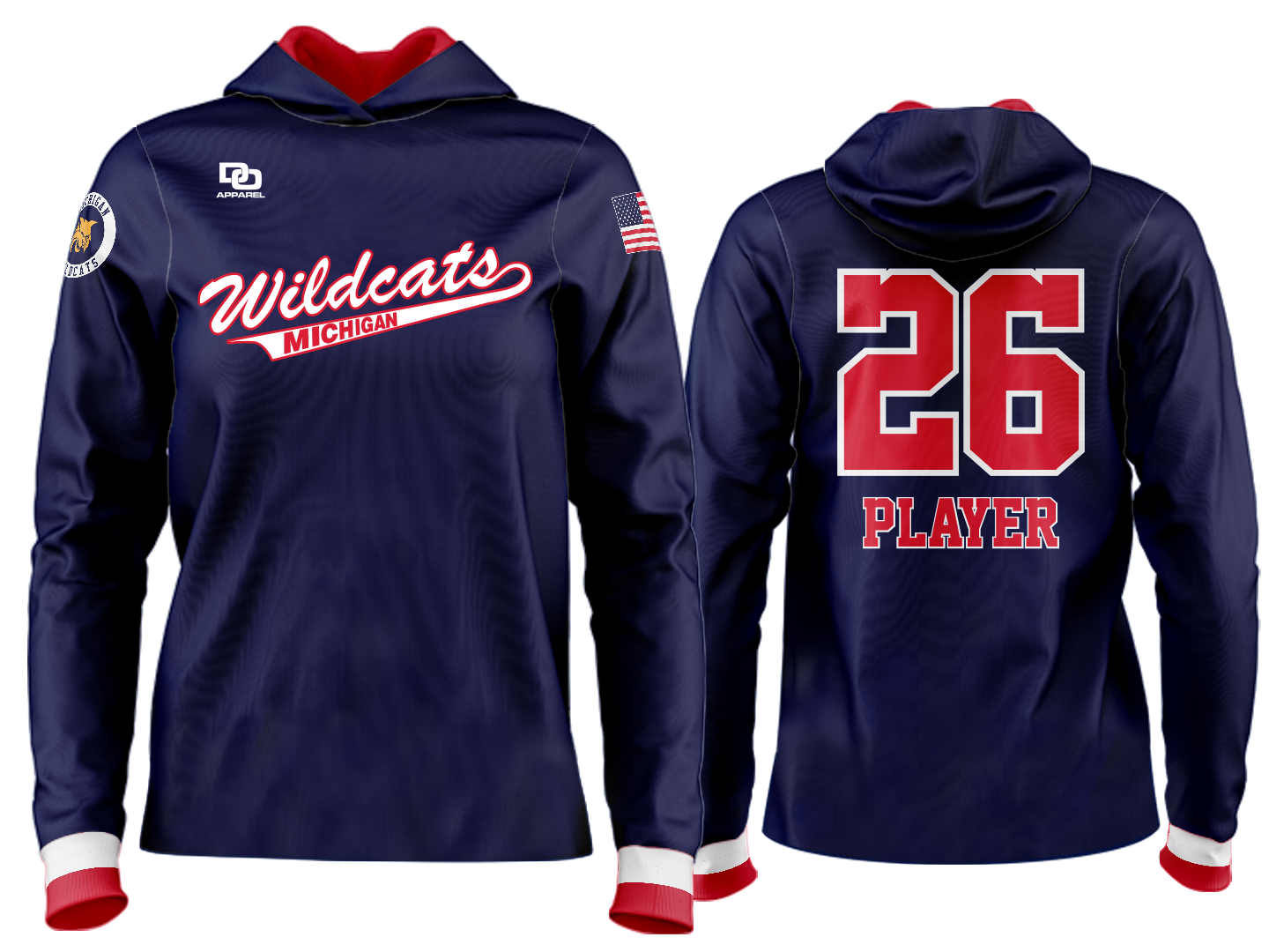 Custom Team Hoodie - Navy