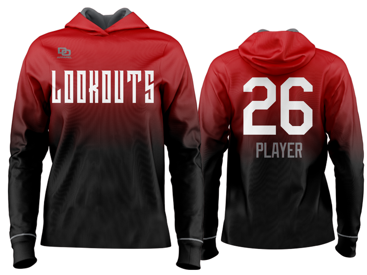 Custom Team Hoodie - Fade