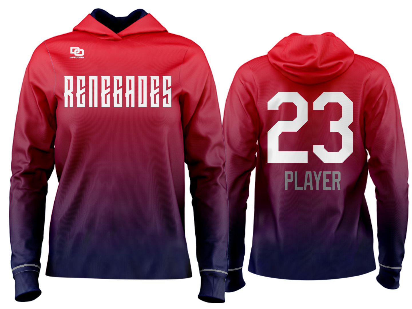 Custom Team Hoodie - Fade