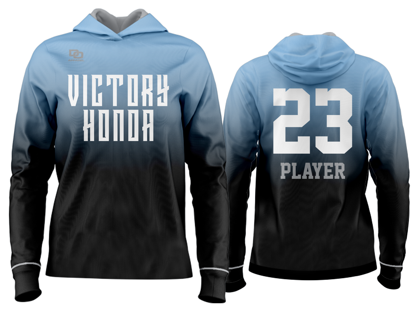 Custom Team Hoodie - Fade