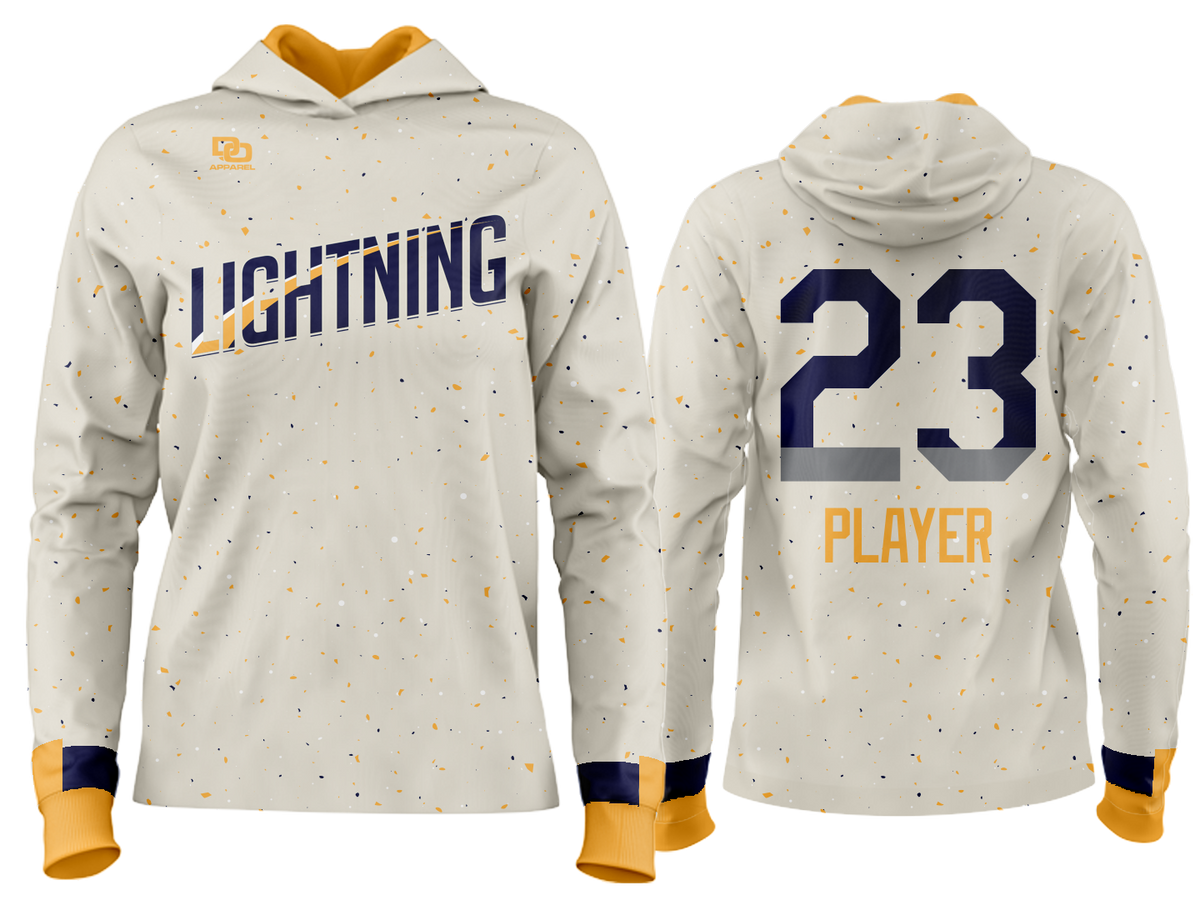 Custom Team Hoodie - Ivory Splatter