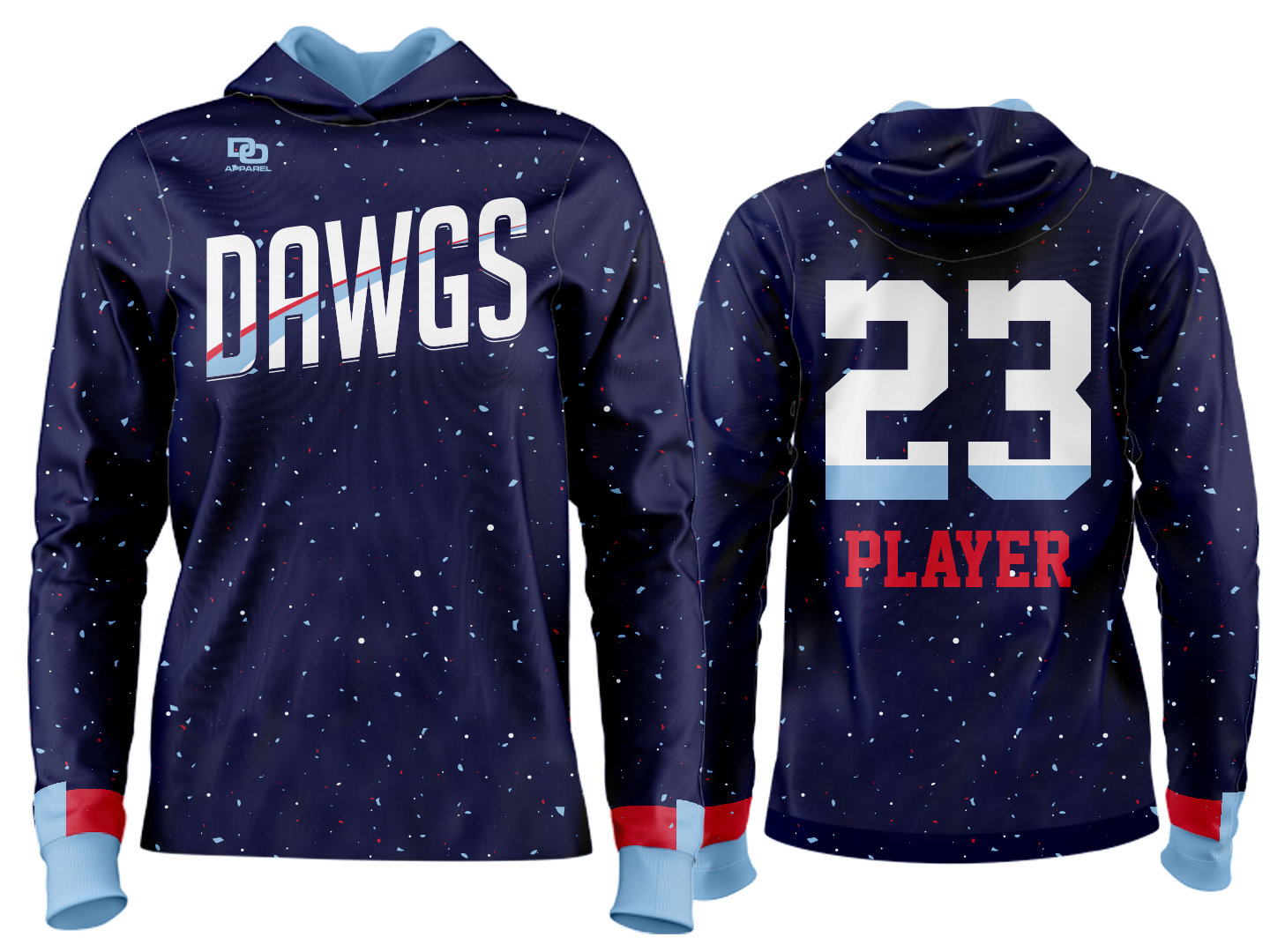 Custom Team Hoodie - LAD Navy