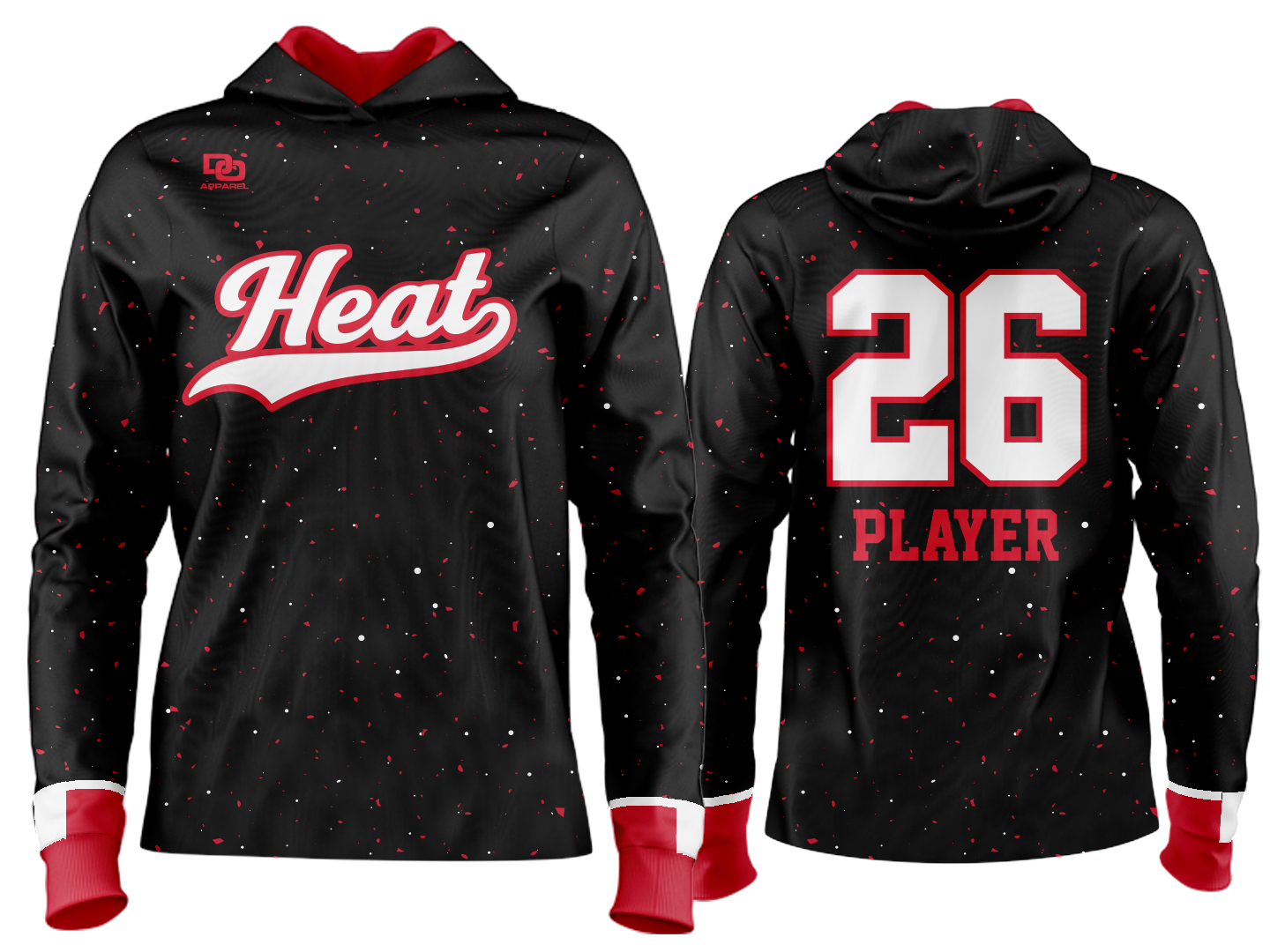 Custom Team Hoodie - Black LAD