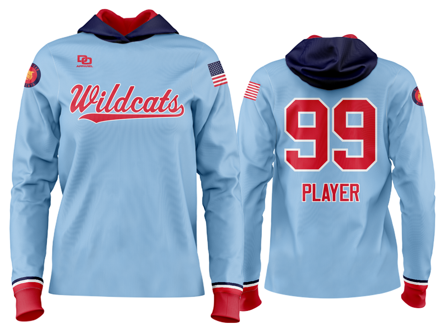 Custom Team Hoodie - Columbia