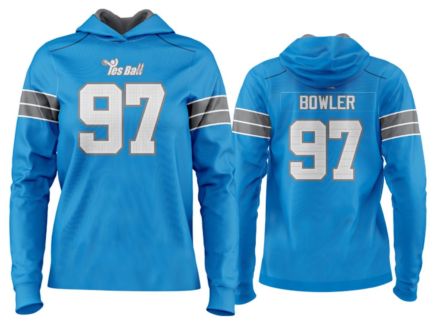 Custom Team Hoodie - Lions Blue