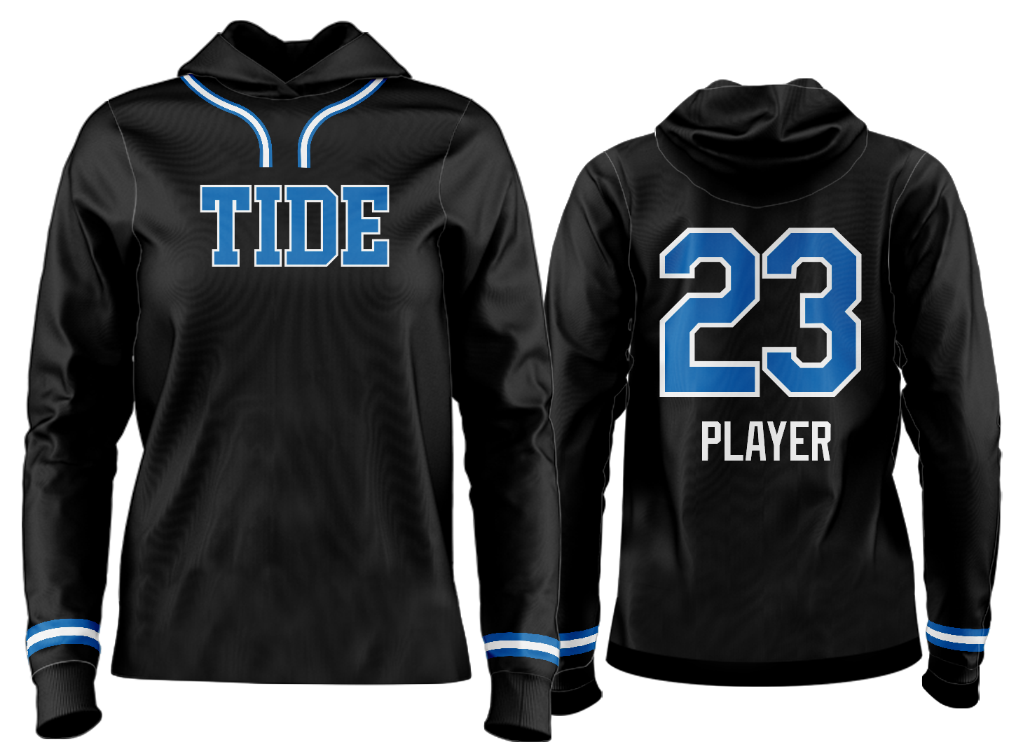 Custom Team Hoodie - Black