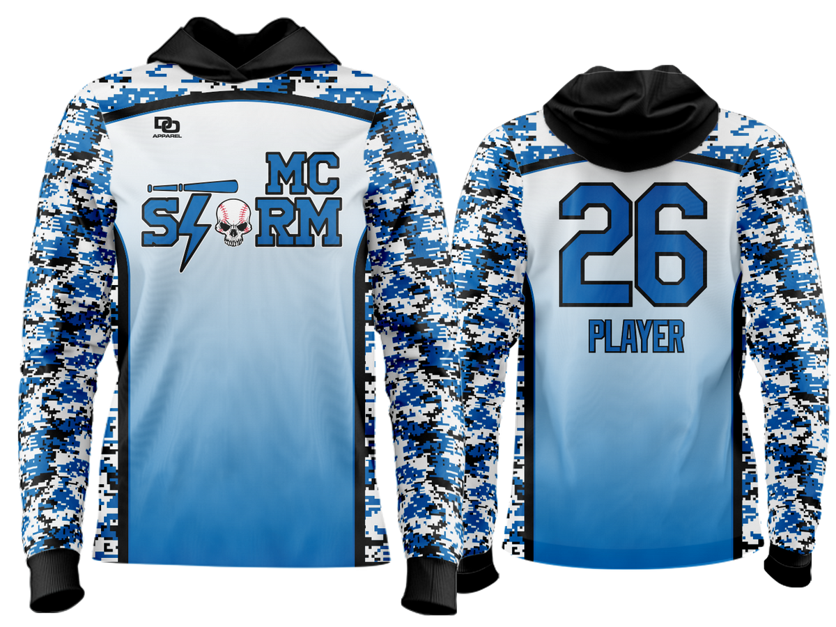 Custom Team Hoodie - Royal Fade
