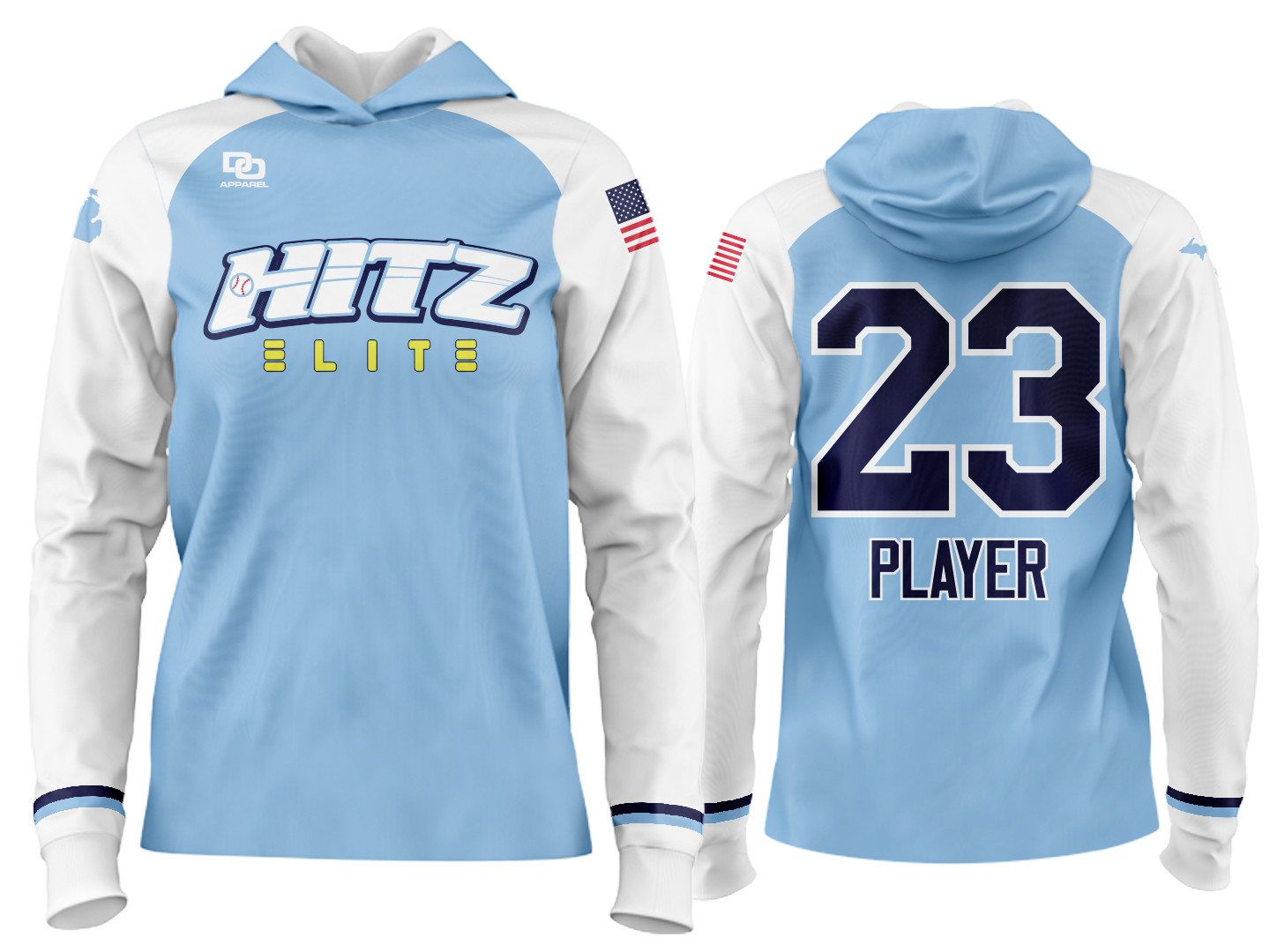 Custom Team Hoodie - SDC TRD 19 Columbia
