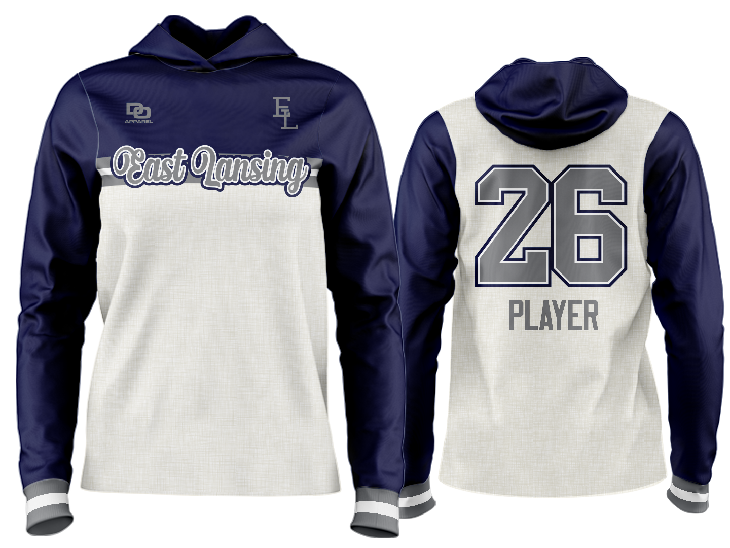 Custom Team Hoodie - Flannel