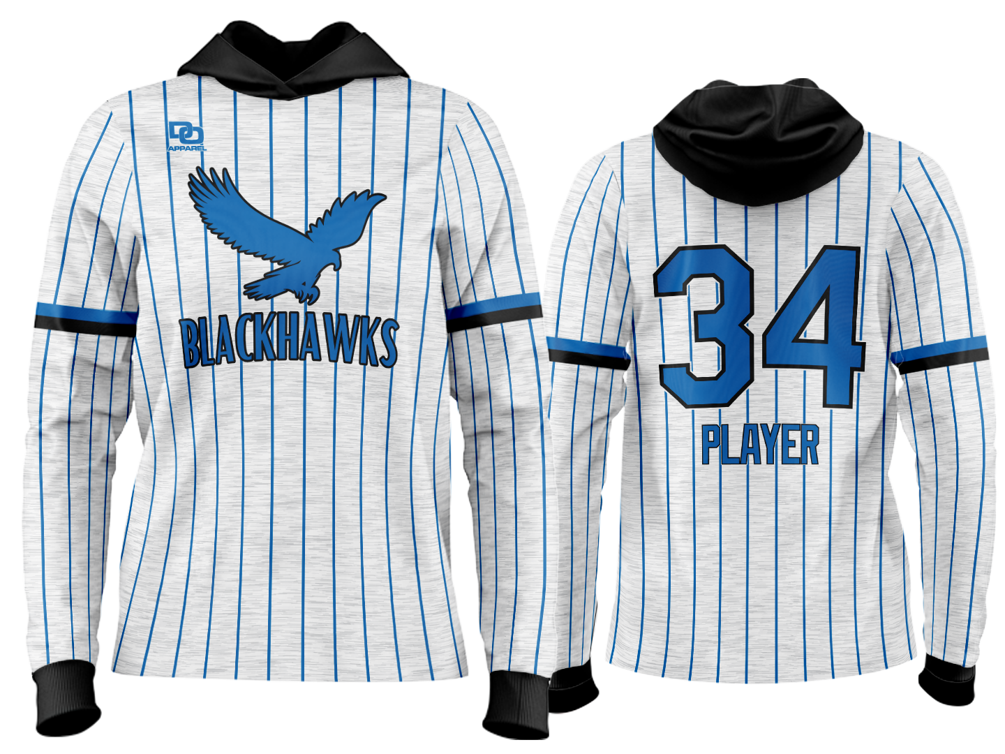 Custom Team Hoodie - Heather Pinny