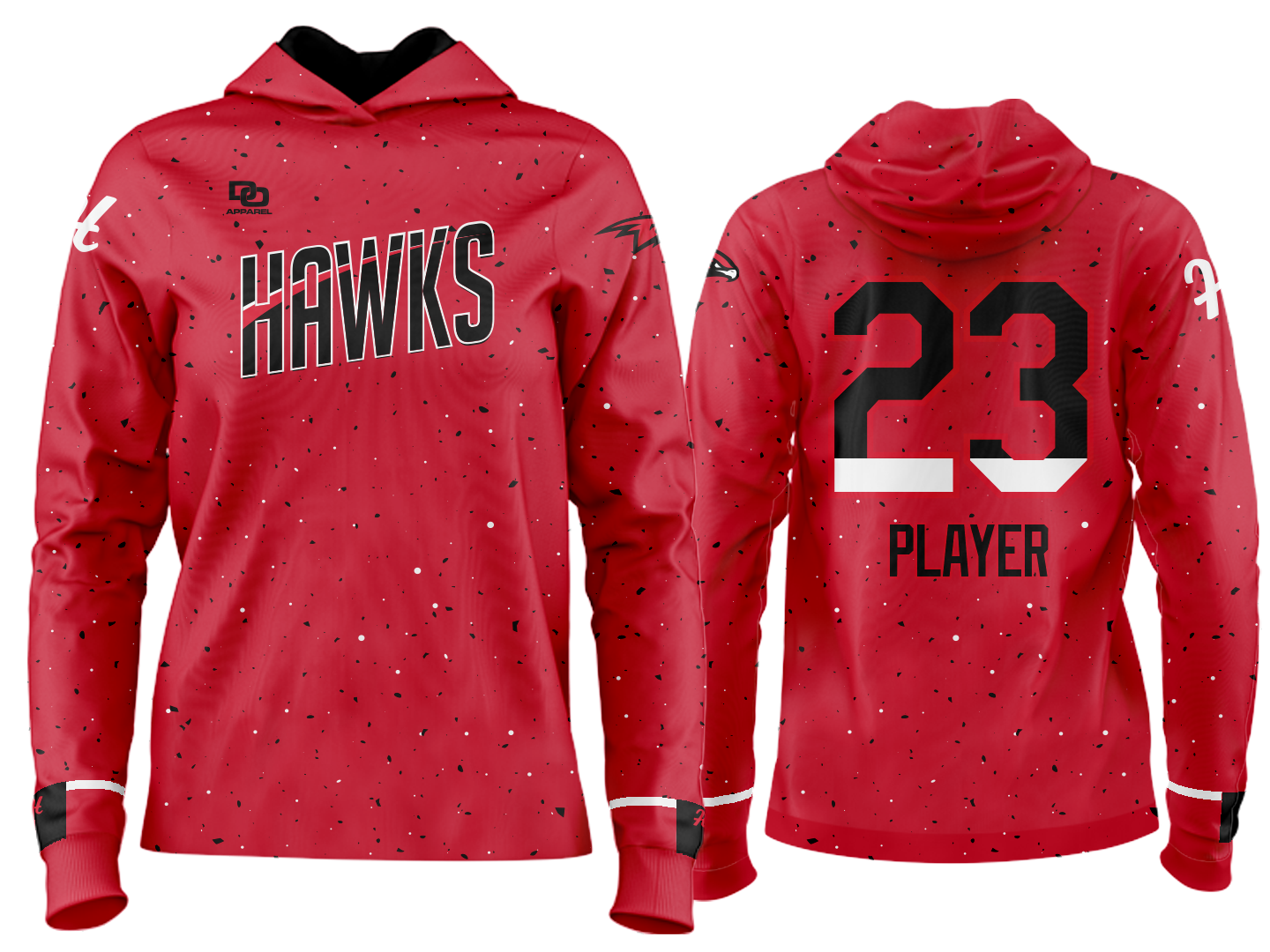 Custom Team Hoodie - LAD Red