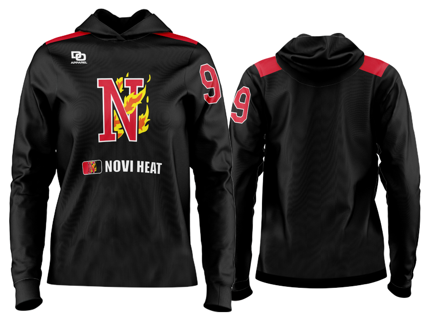 Custom Team Hoodie - Black