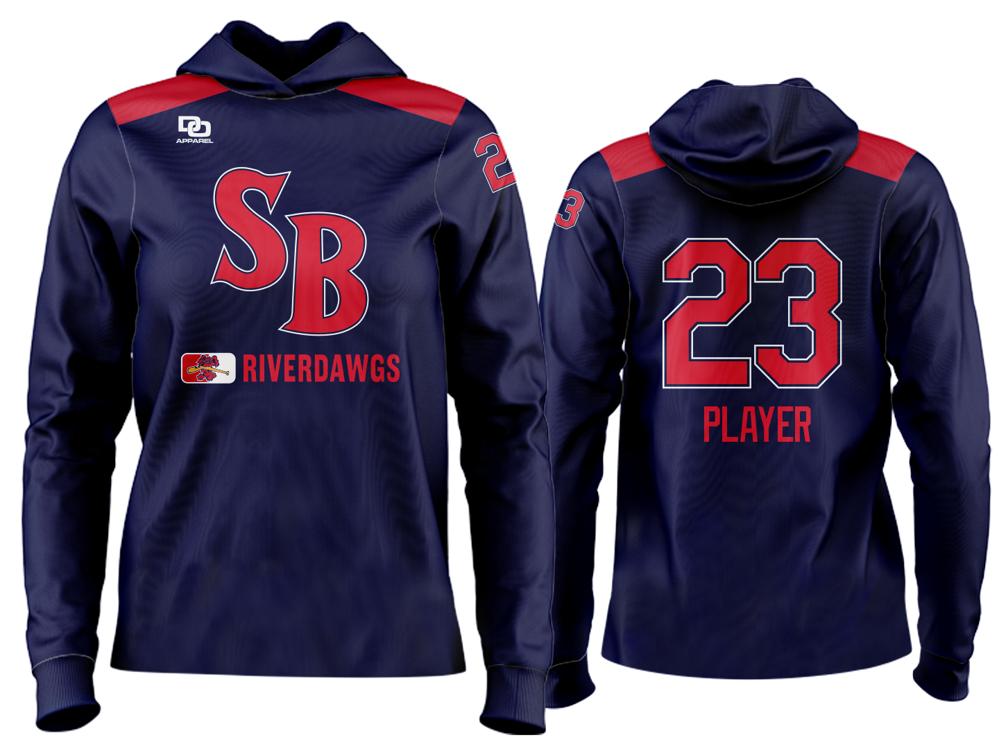 Custom Team Hoodie - 2025 Navy
