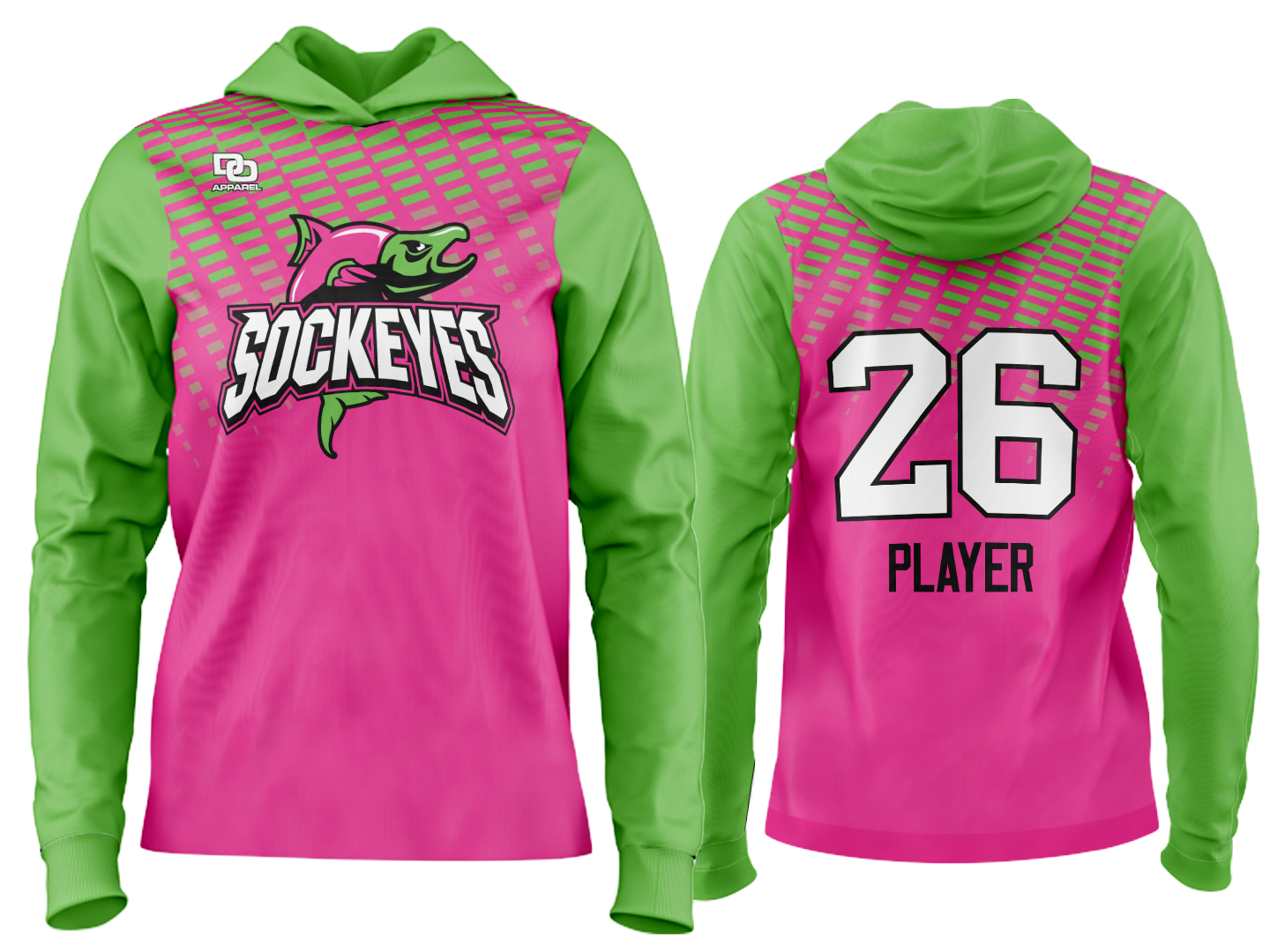 Custom Team Hoodie - Pink