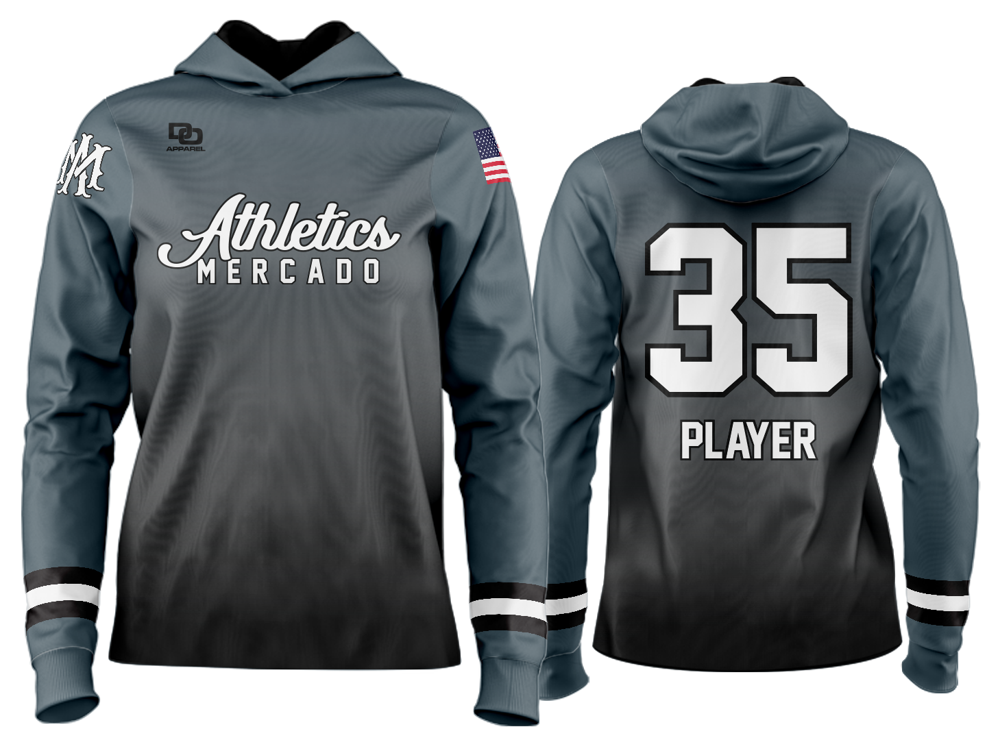 Custom Team Hoodie - Fade