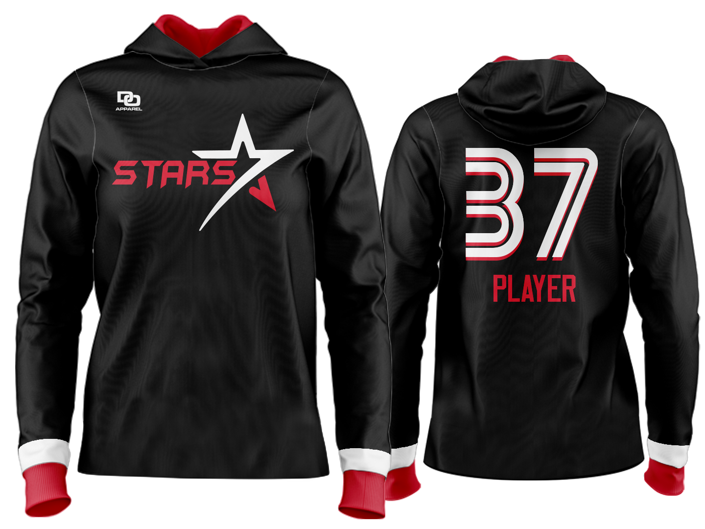Custom Team Hoodie - Astros Black