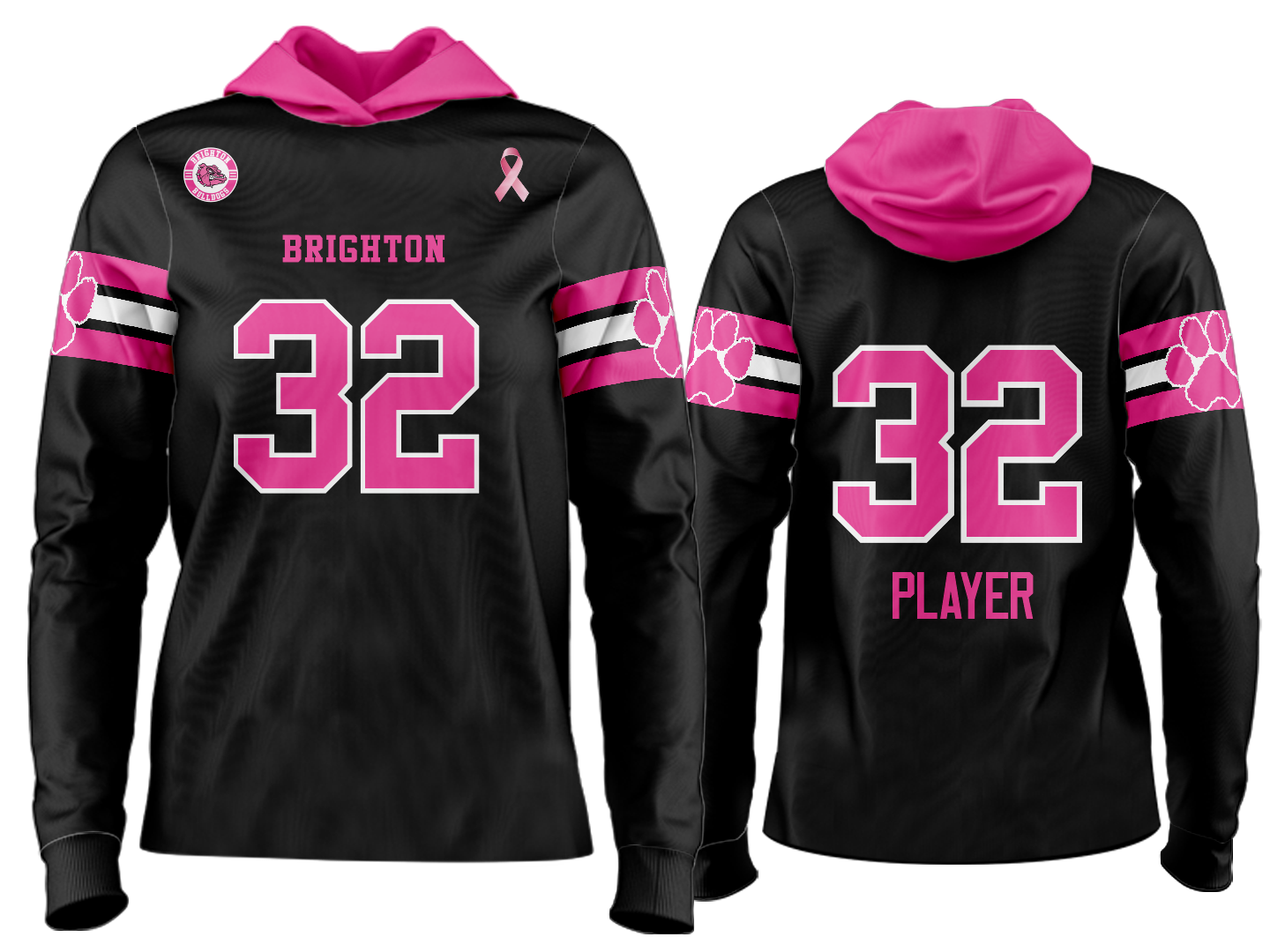 Custom Team Hoodie - Pink