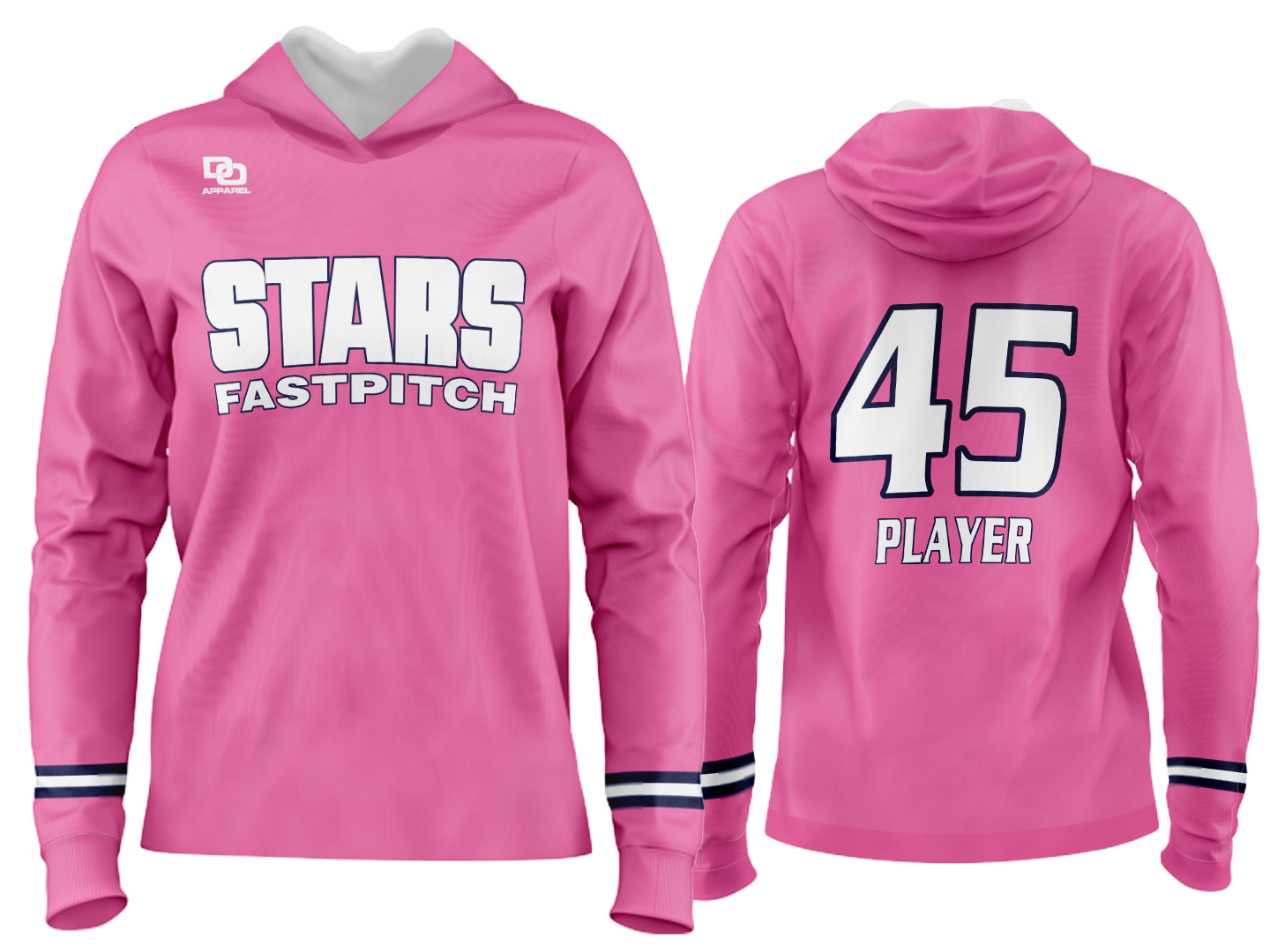 Custom Team Hoodie - Pink