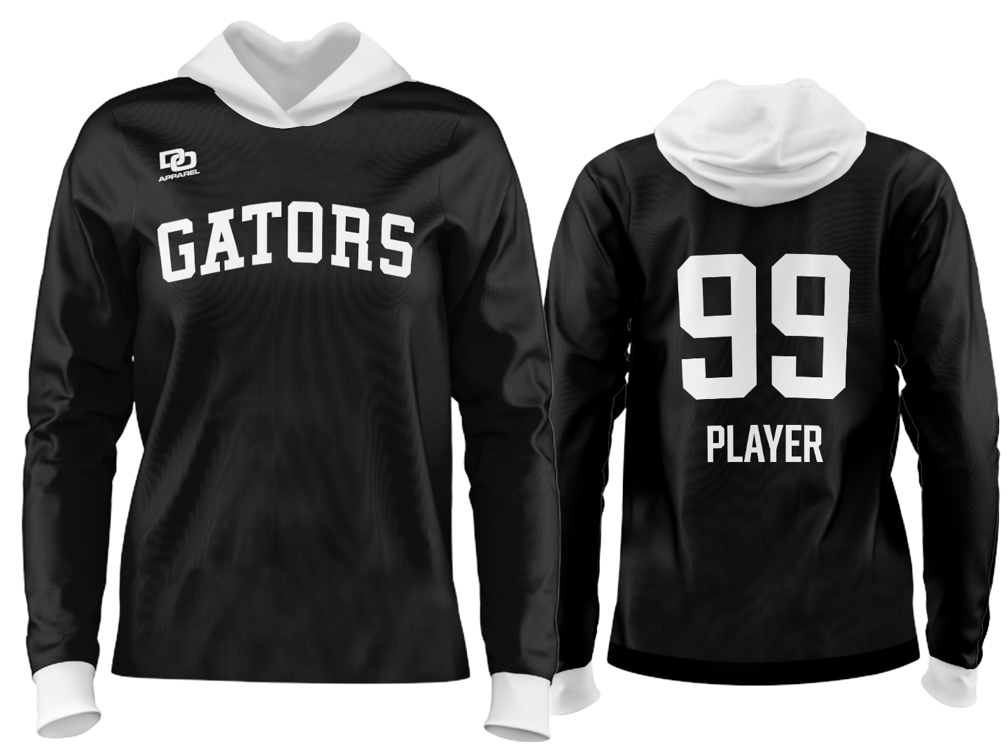 Custom Team Hoodie - Black Block