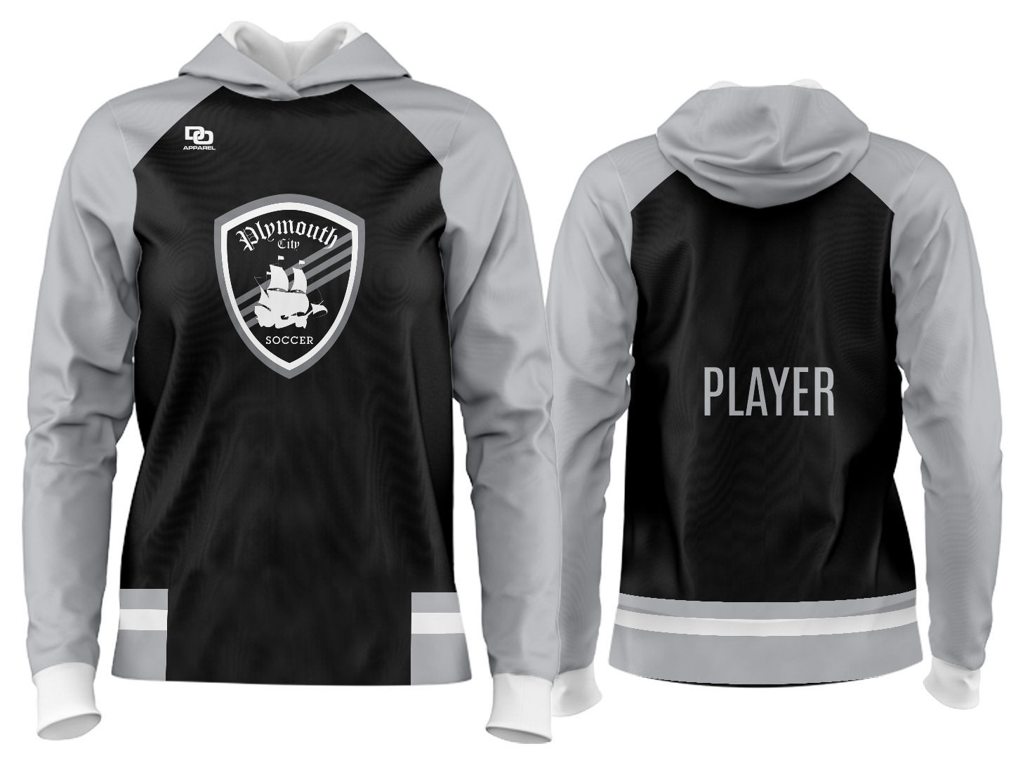 Custom Team Hoodie - Black