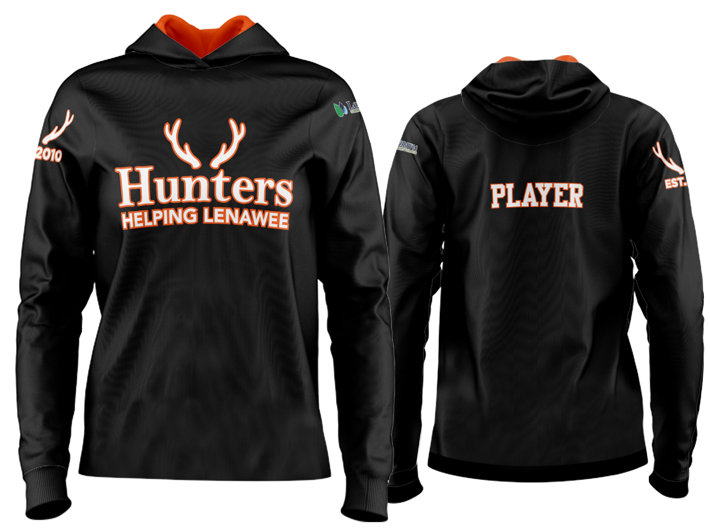 Custom Team Hoodie - Black