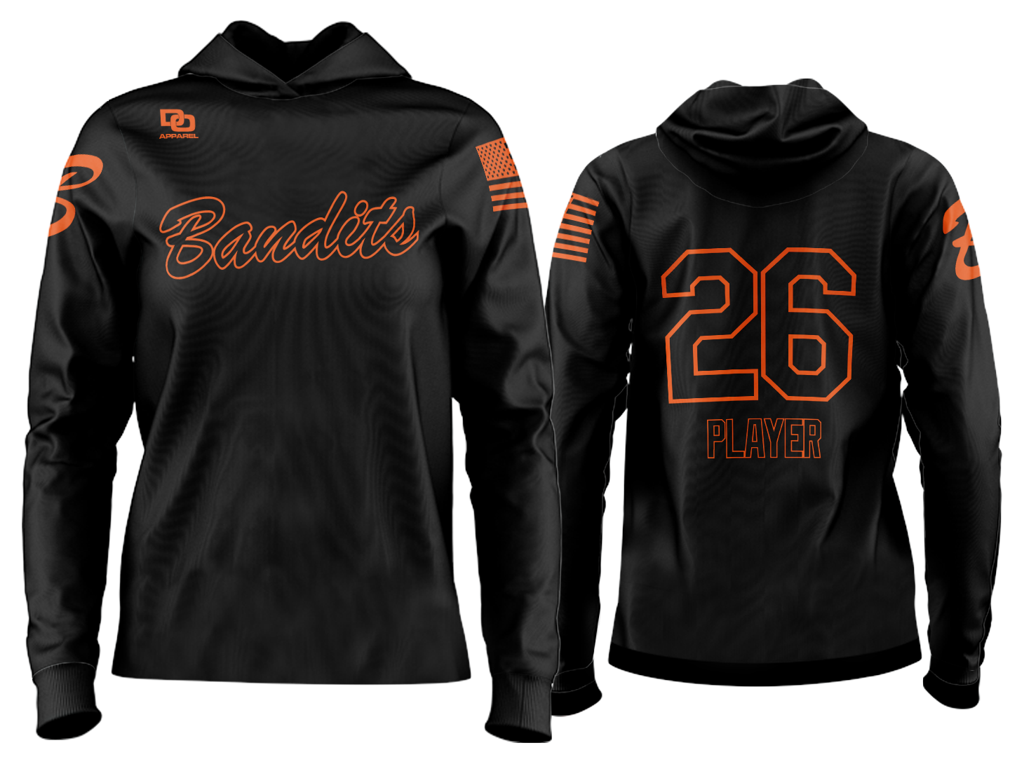 Custom Team Hoodie - Blackout