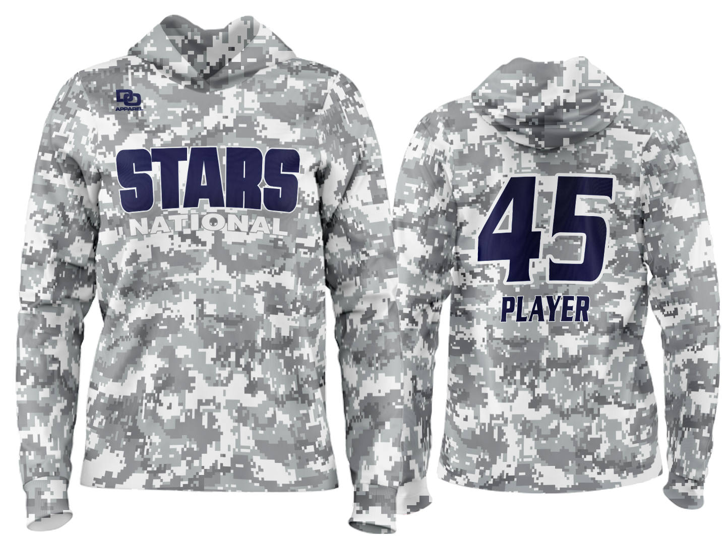 Custom Team Hoodie - Camo National