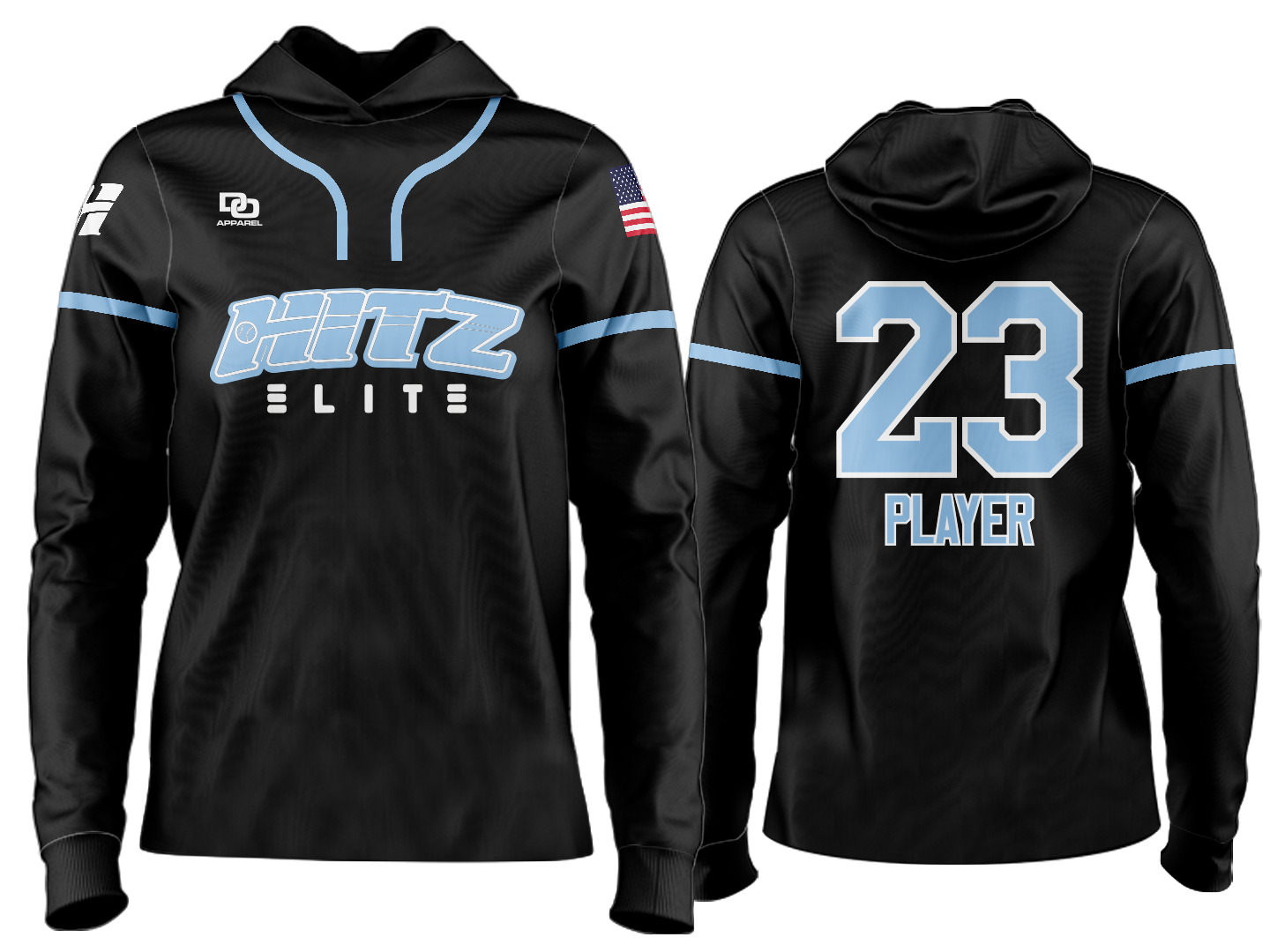 Custom Team Hoodie - FP Black Mizzou