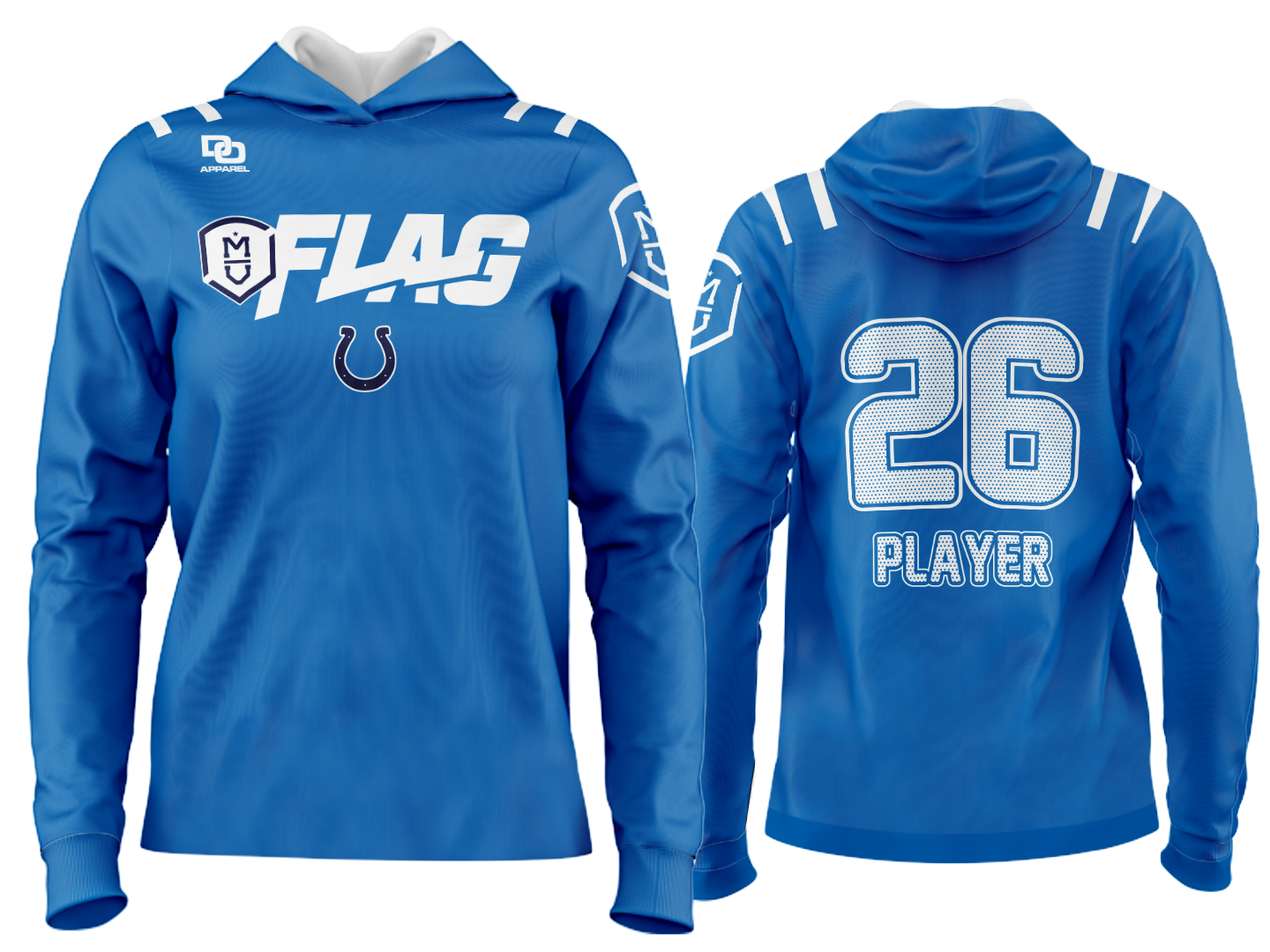 Millard Custom Team Hoodie - Colts
