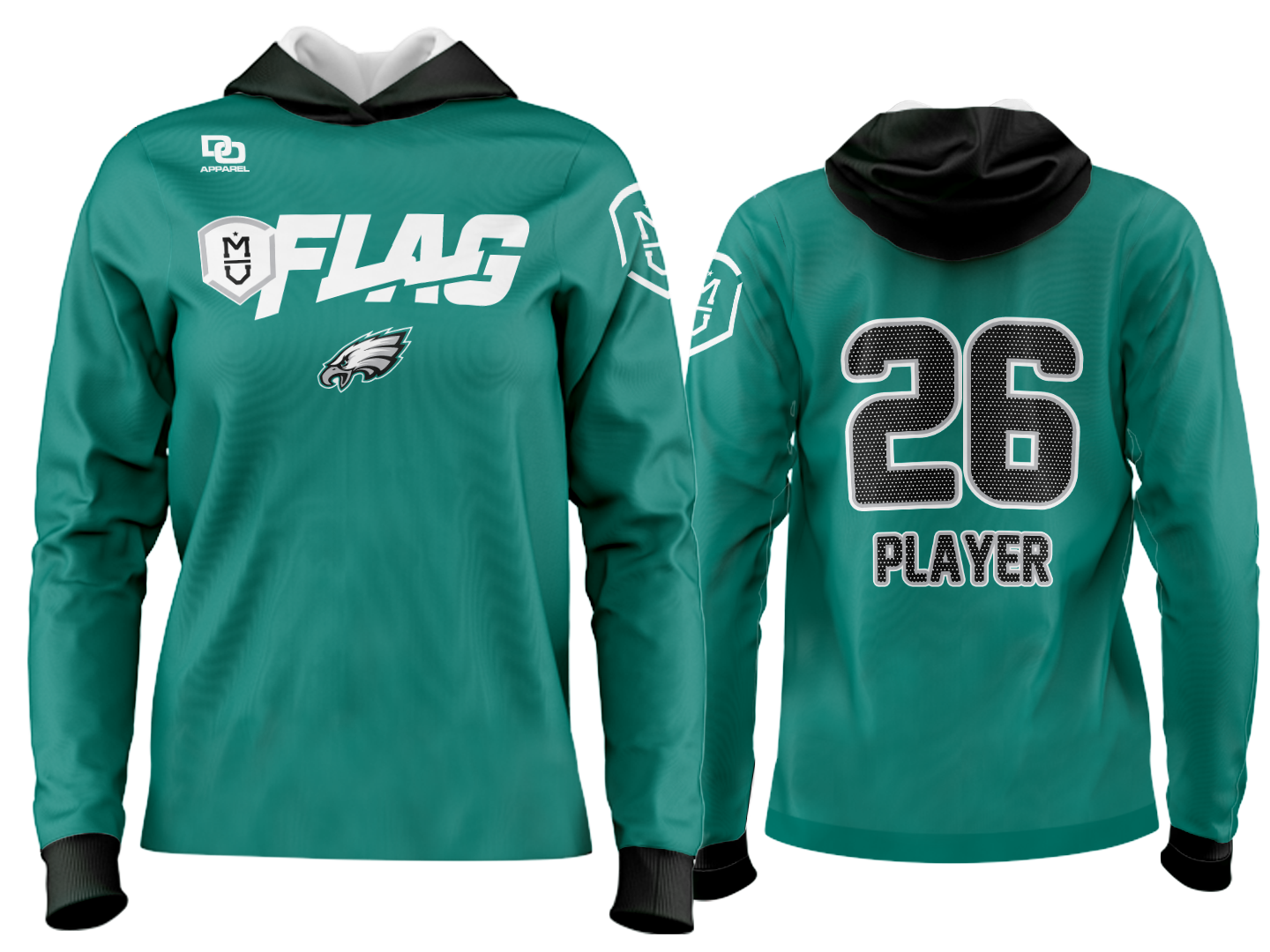 Millard Custom Team Hoodie - Eagles