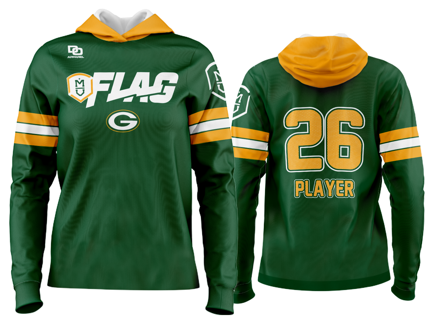 Millard Custom Team Hoodie - Packers