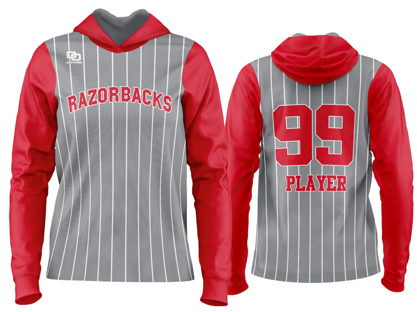 Custom Team Hoodie - Razorbacks