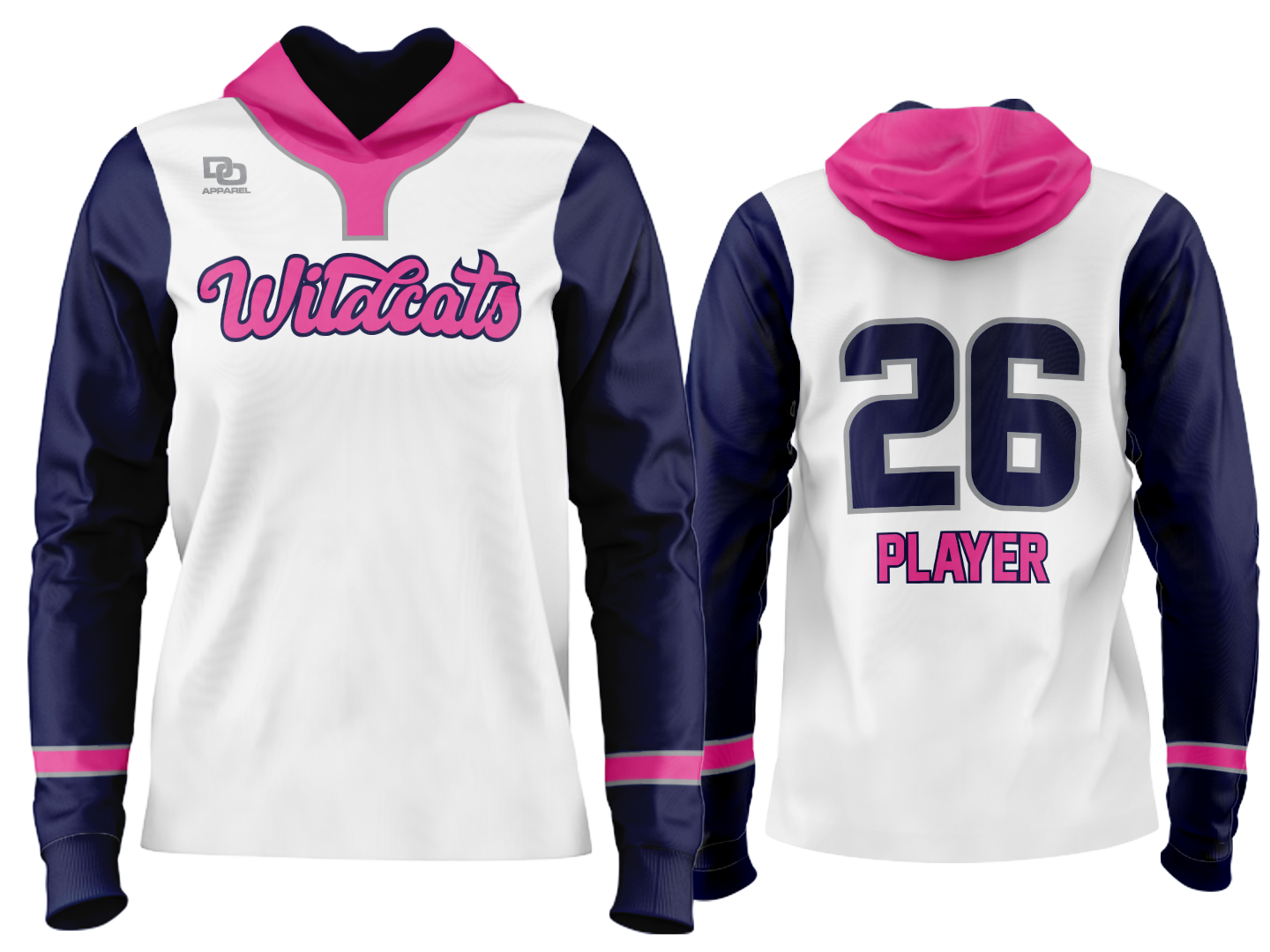 Custom Team Hoodie - GA White