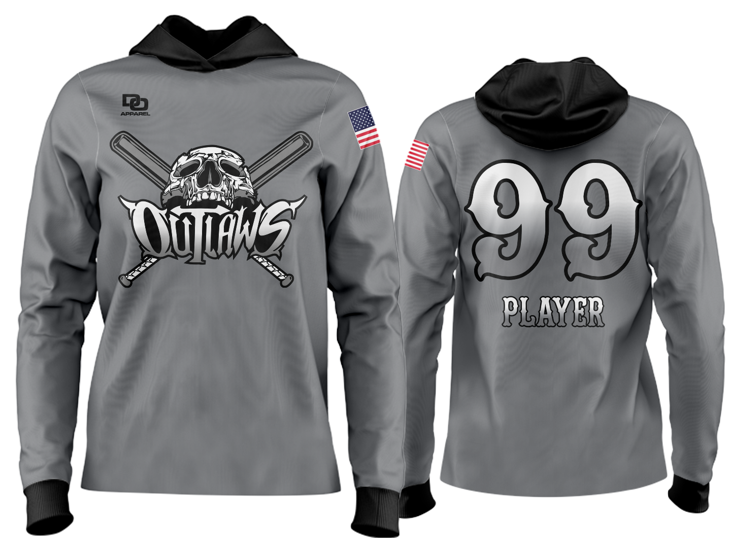 Custom Team Hoodie - Graphite