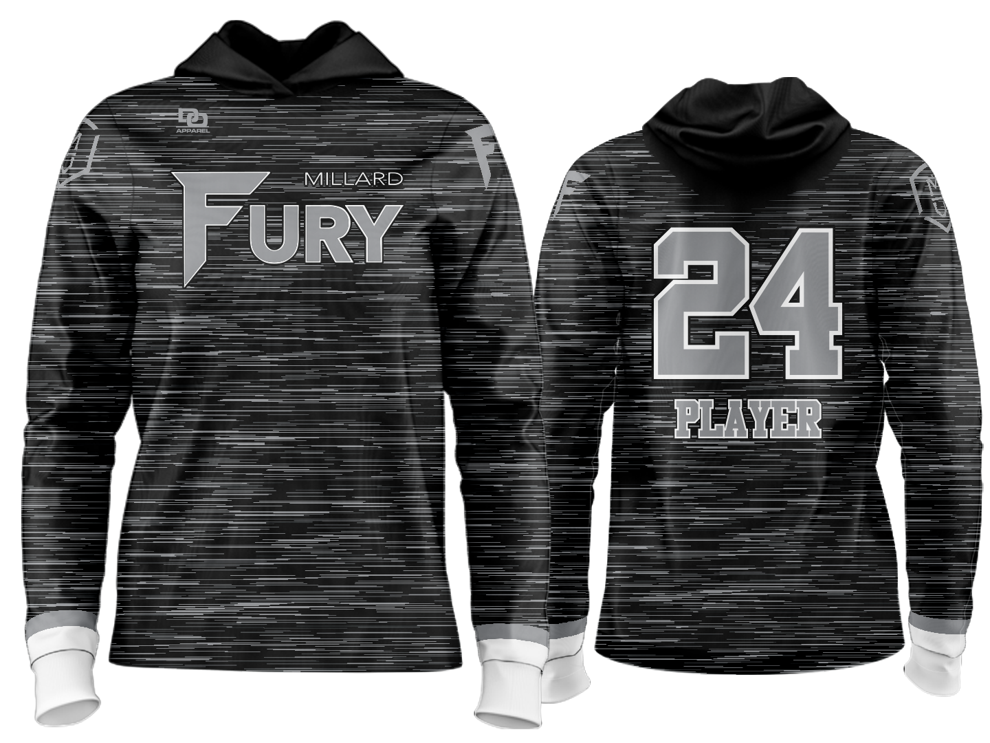 Custom Team Hoodie - Heather