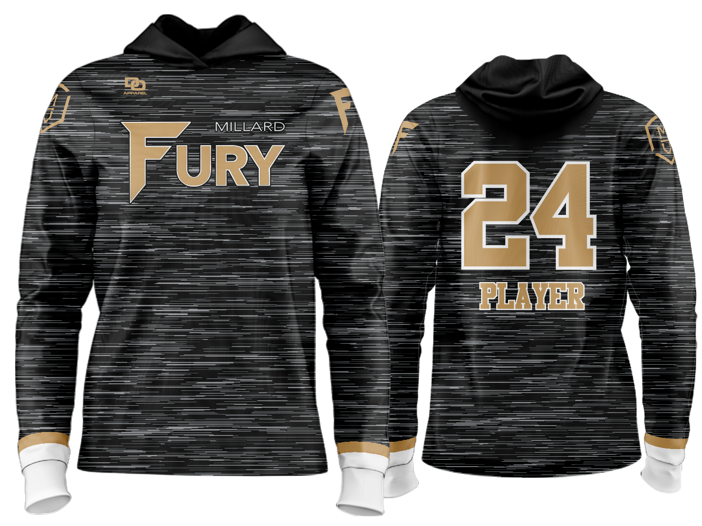 Custom Team Hoodie - Heather