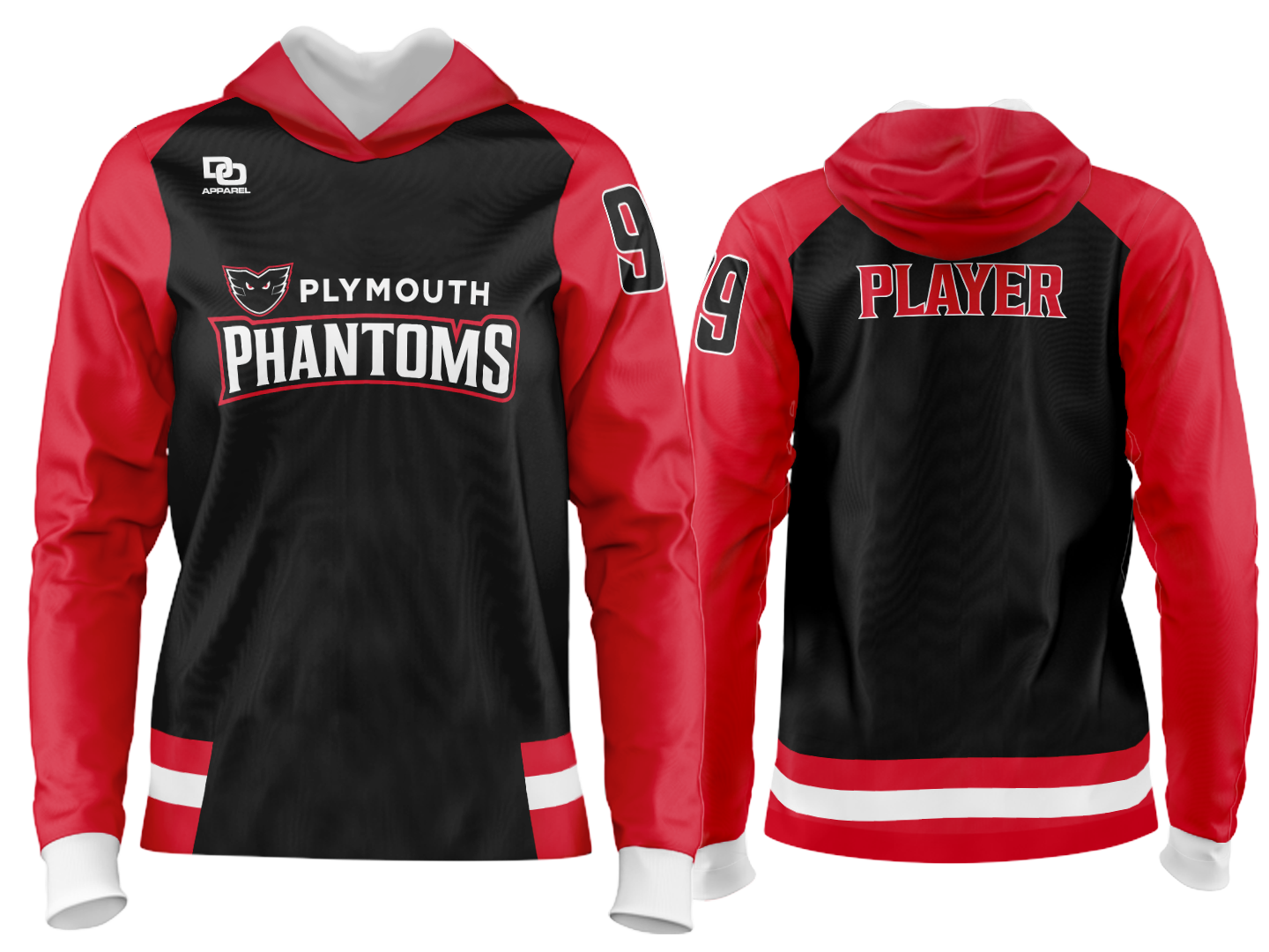 Custom Team Hoodie - Black