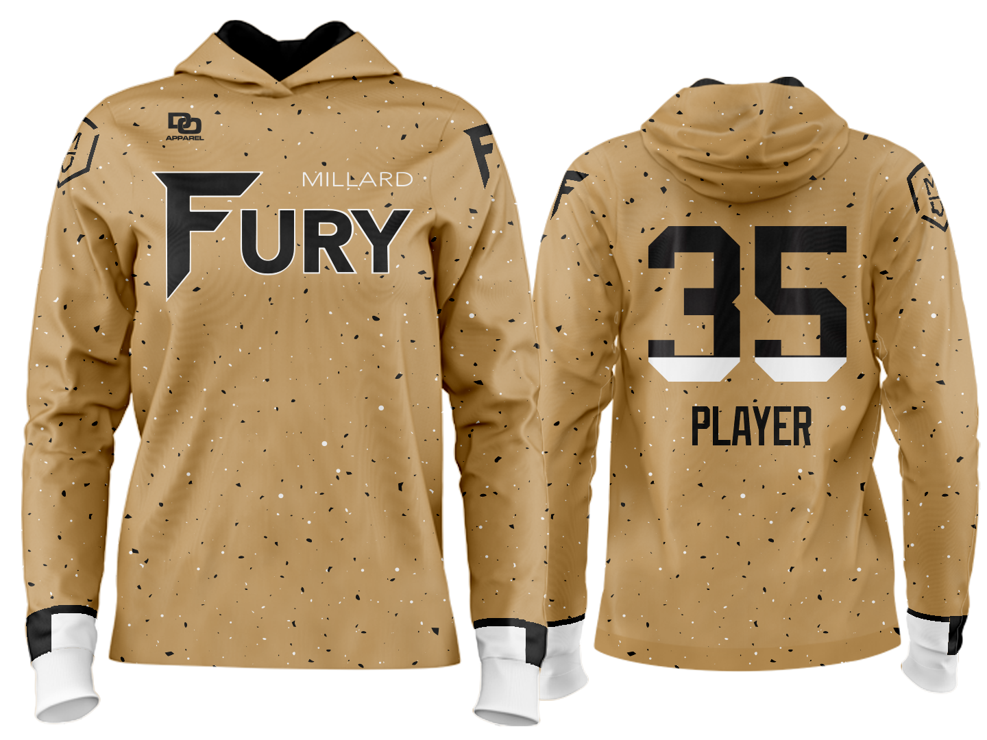 Custom Team Hoodie - Vegas Splatter