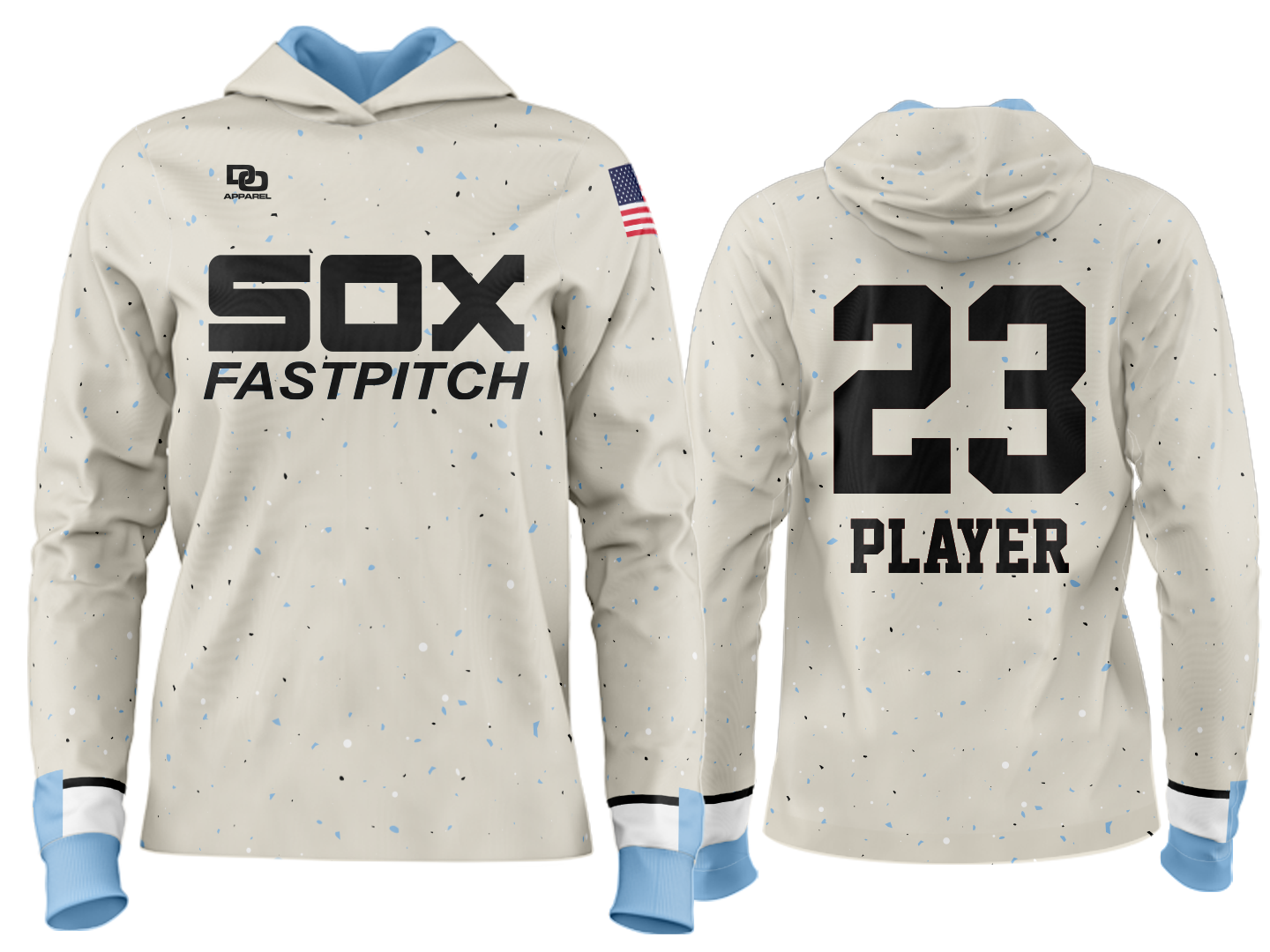 Custom Team Hoodie - Ivory
