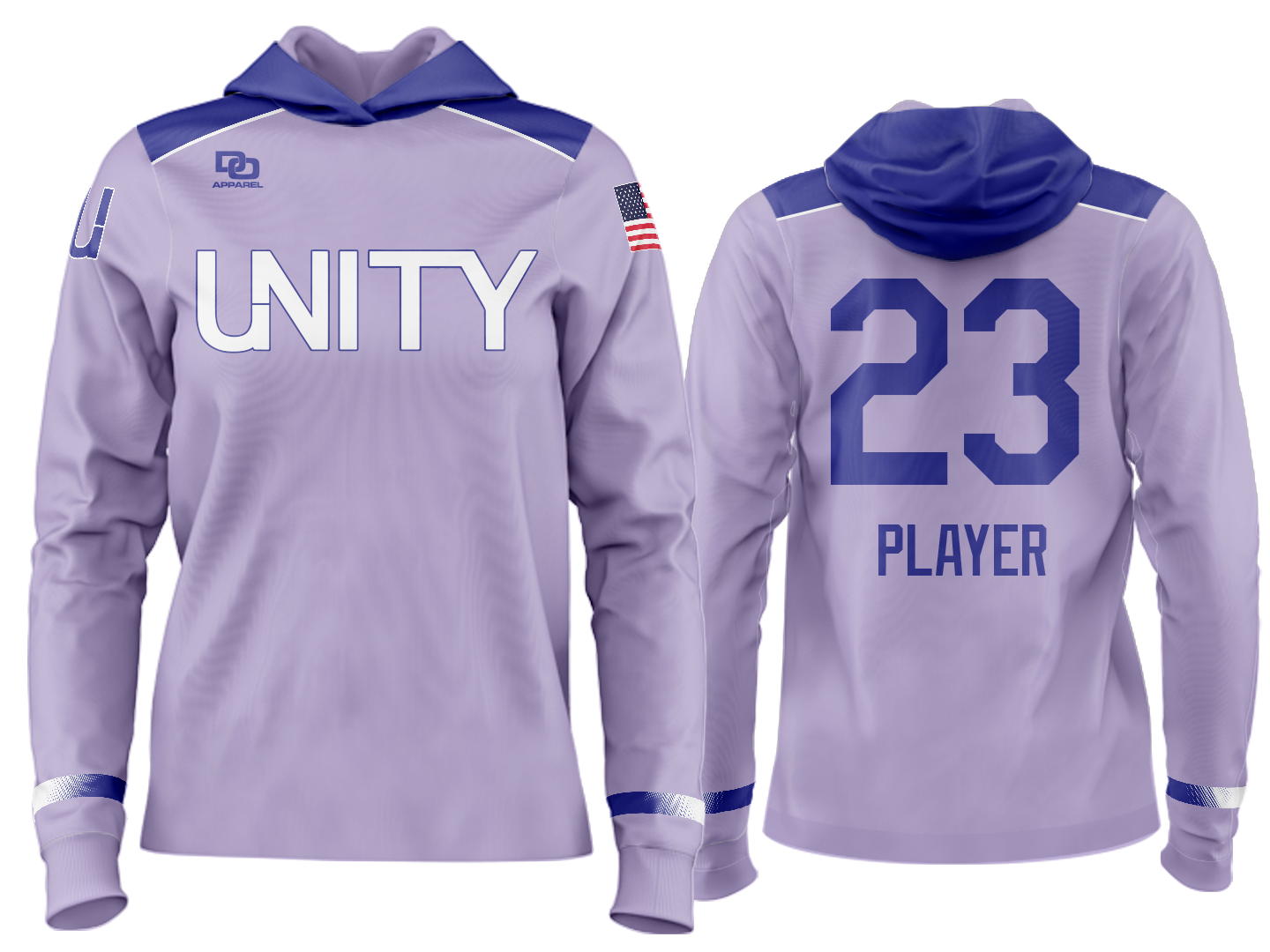 Custom Team Hoodie - Lavender Unity